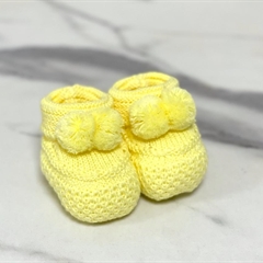 Sapatinho Tricot Pompons.