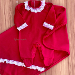 Saída Maternidade Algodão Egípcio 2 Peças Dorothy