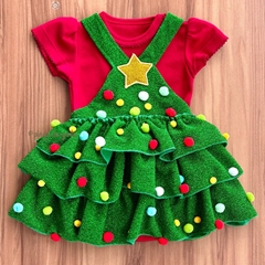 Salopete Bordado Fofinho com Body Holly