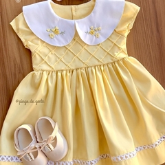 Vestido Algodão Bordado Rococó Alice